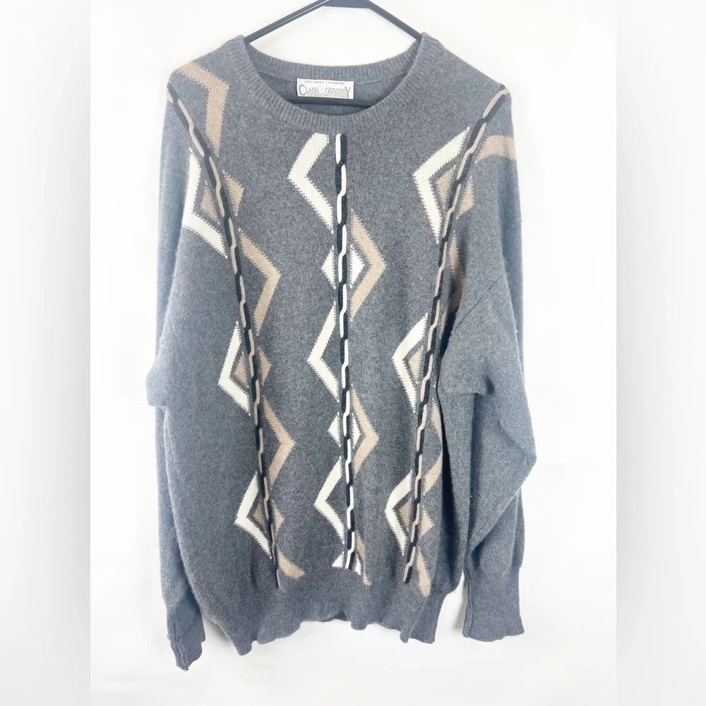 Vintage Clark & Gregory 100% Cashmere Crewneck sweater